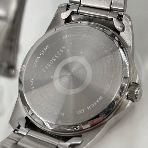 NIB Citizen Men’s Stainless Steel Quartz Chronograph Black Dial Watch AG8340-58E - Picture 5 of 8